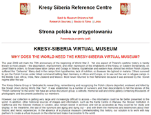 Tablet Screenshot of kresy-siberia.com